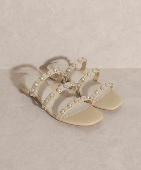 Rodeo Glam Pearl Flat Sandals