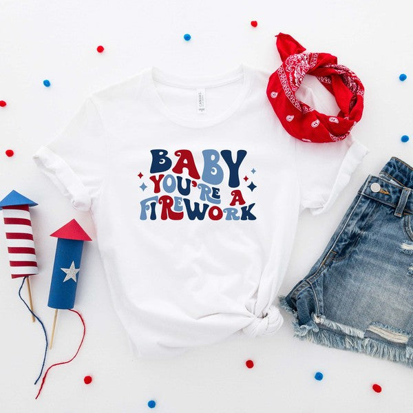 Baby You're A Firework Retro Short Sleeve Tee