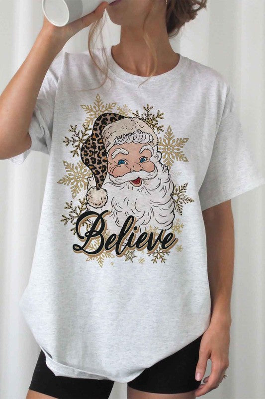 Believe Christmas Tee Plus Size