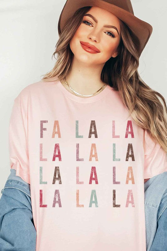 Fa La La Christmas Tee Plus Size