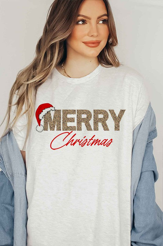 Merry Christmas Graphic Plus Size Tee