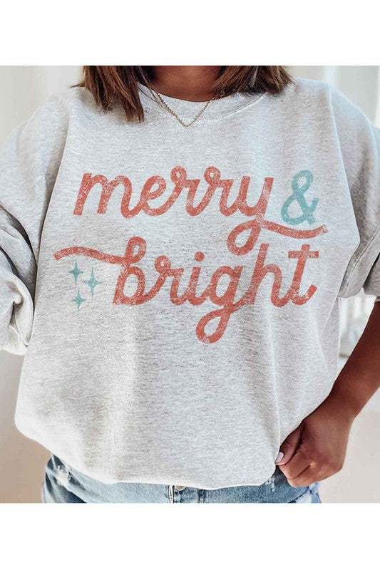 Merry and Bright Sweatshirt Plus Size