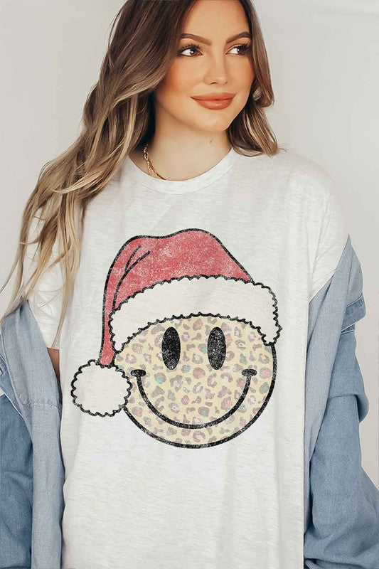 Happy Santa Christmas Tee Plus Size