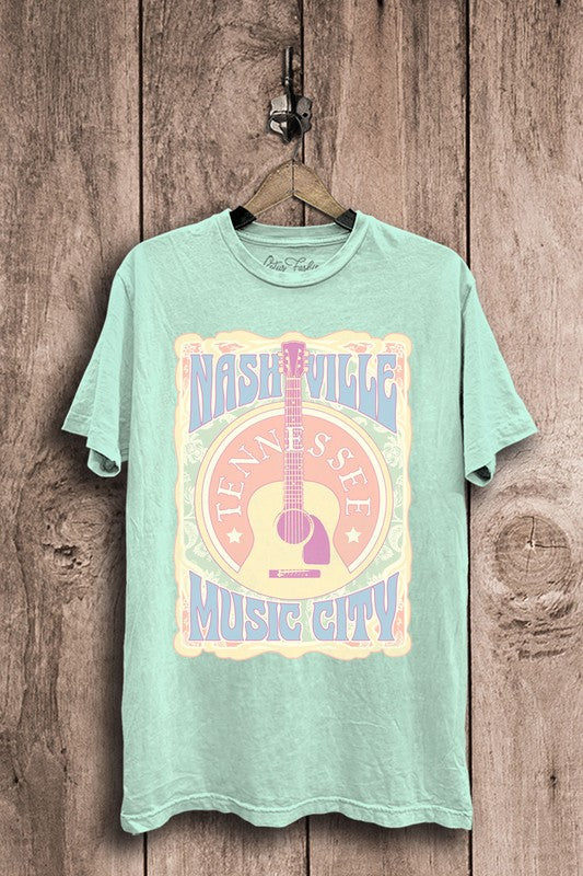 Nashville Music City Melody Tee