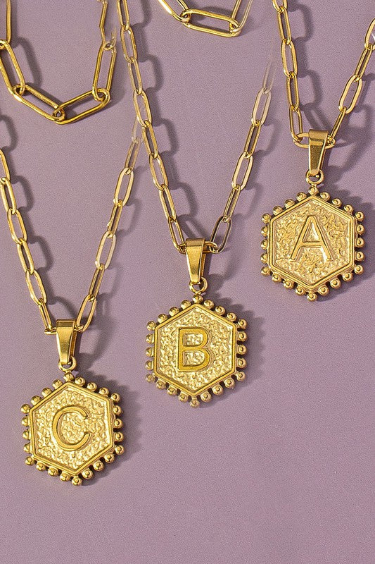 Sign Your Initials Necklace