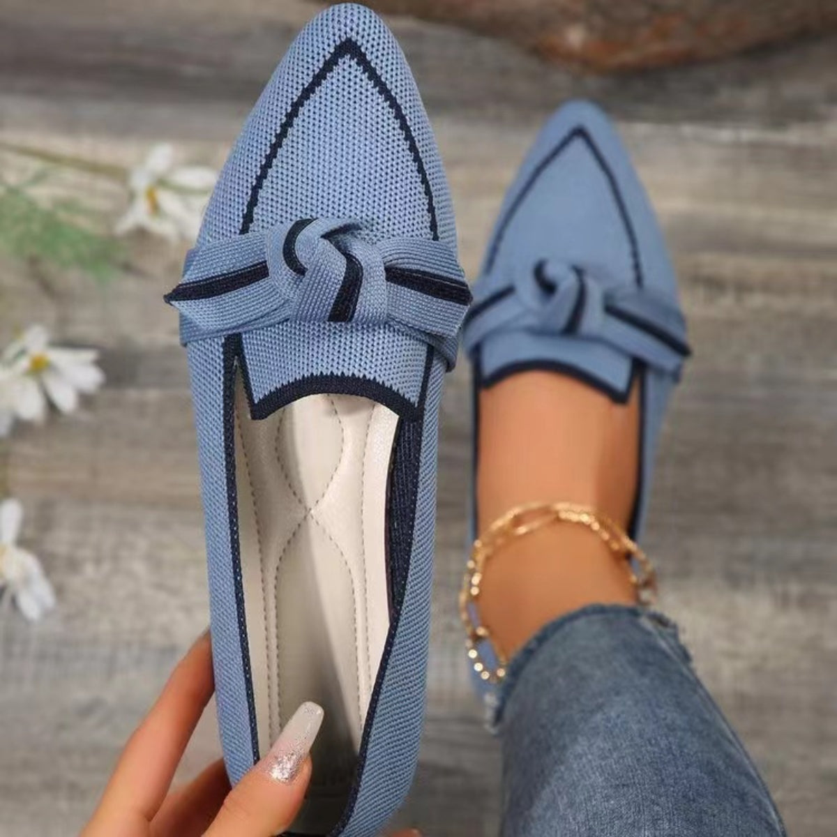 Riviera Chic Bow-Trimmed Loafers