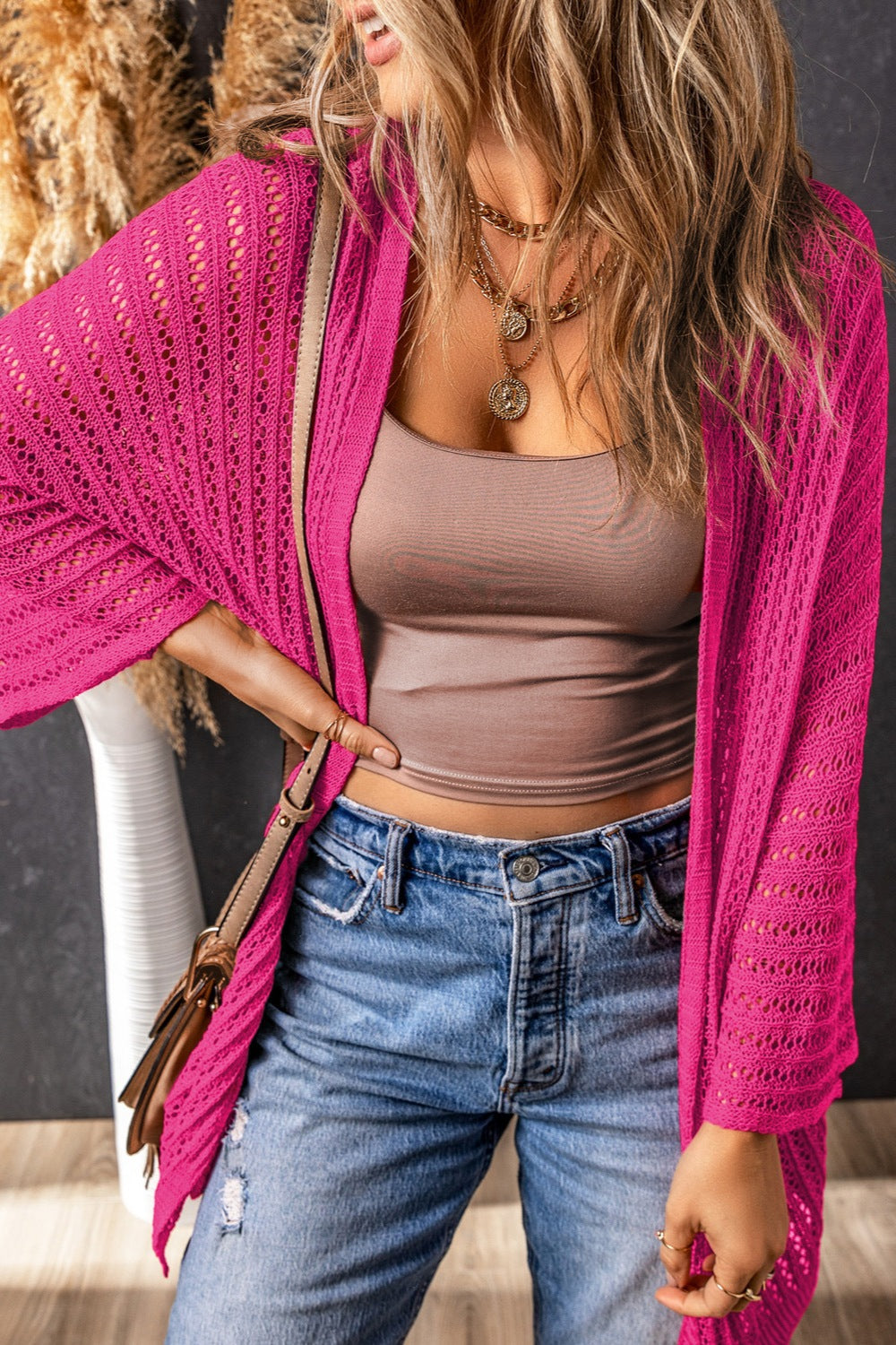 Cuddle Up Open Front Cardigan
