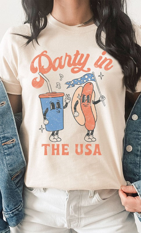 Party in the USA Patriotic Graphic Tee