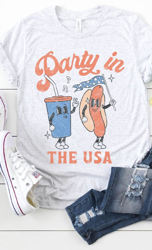 Party in USA Graphic Tee Plus