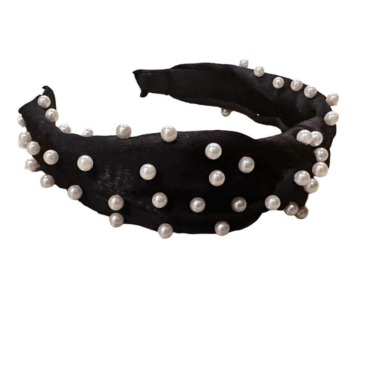 Pearl Trimmed Fabric Hairband