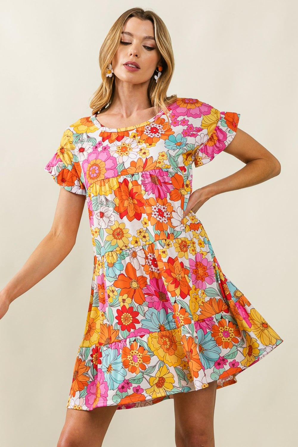 Blossom Cascade Dress