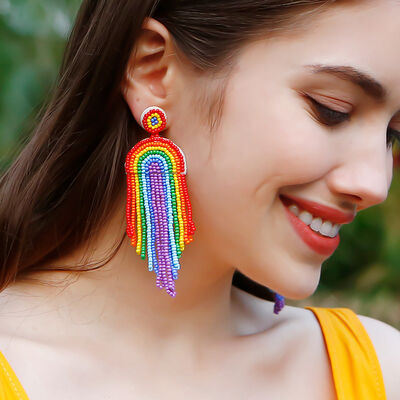Rainbow Skys Dangle Earrings