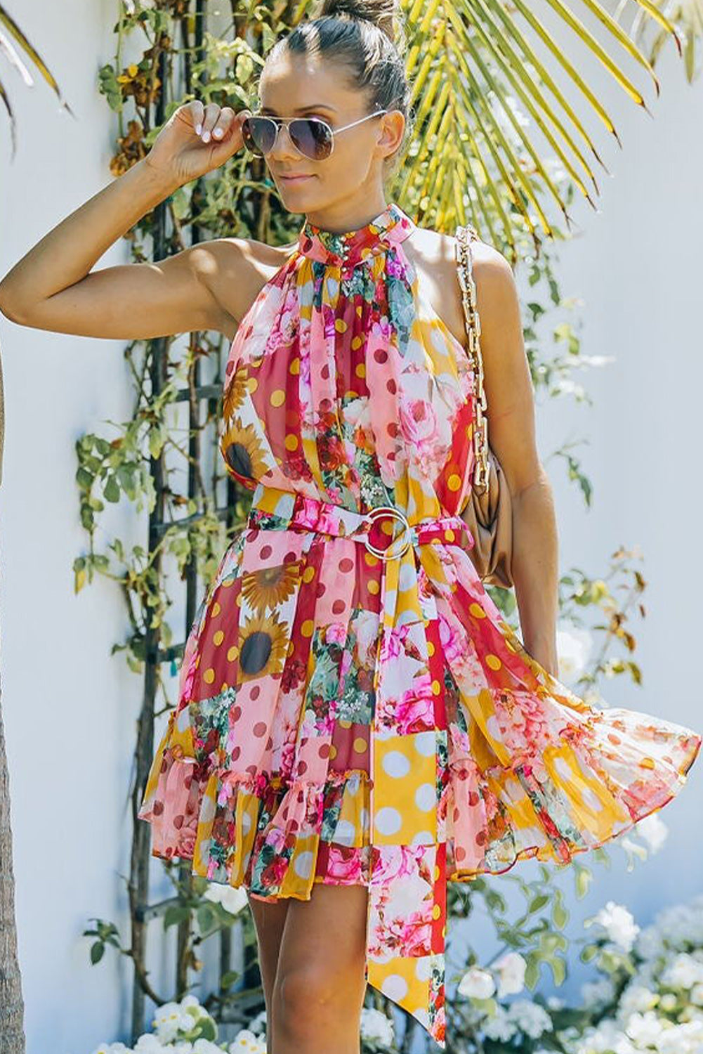 Blossom Dot Mini Dress