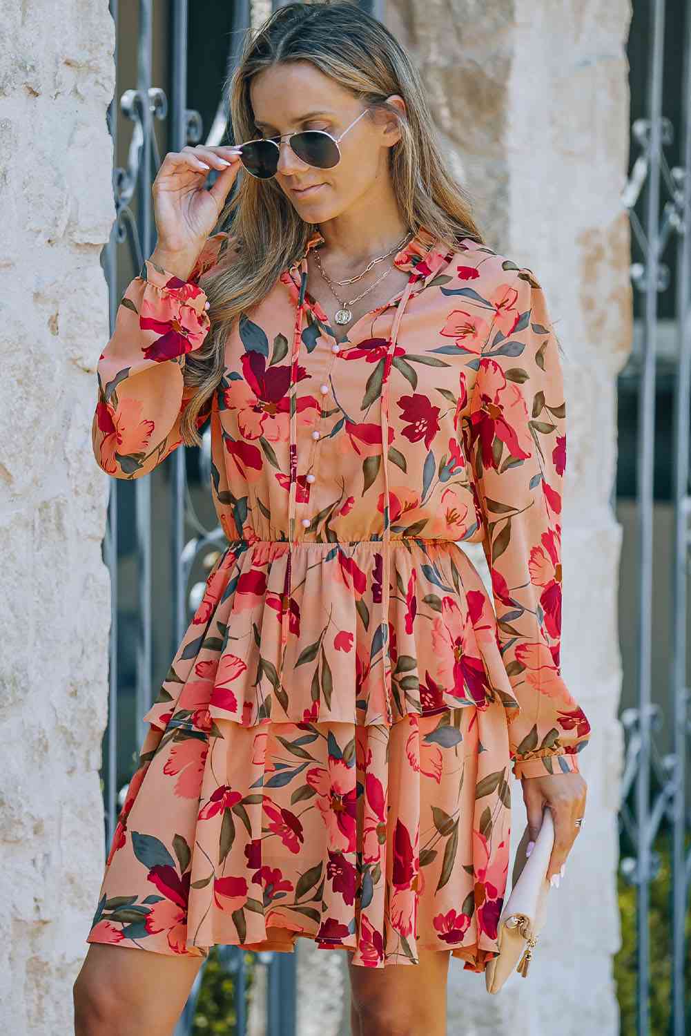 Bloom Floral Layered Dress